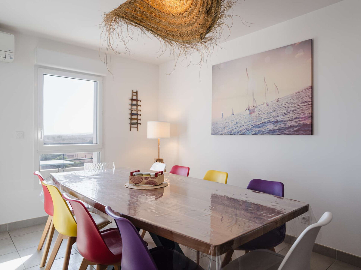 Appartement 7 pers. vue mer, 4e étage à Narbonne-Plage - Photo 7