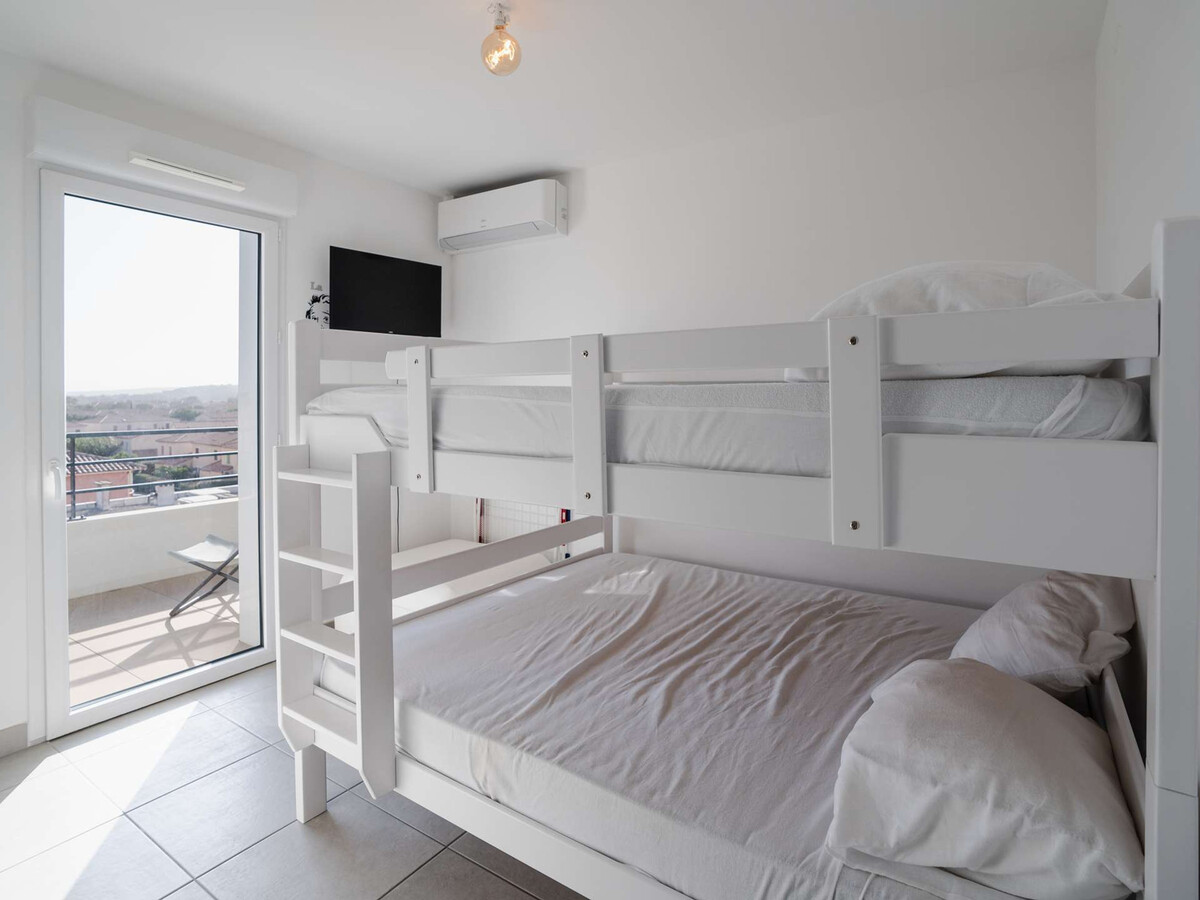 Appartement 7 pers. vue mer, 4e étage à Narbonne-Plage - Photo 10