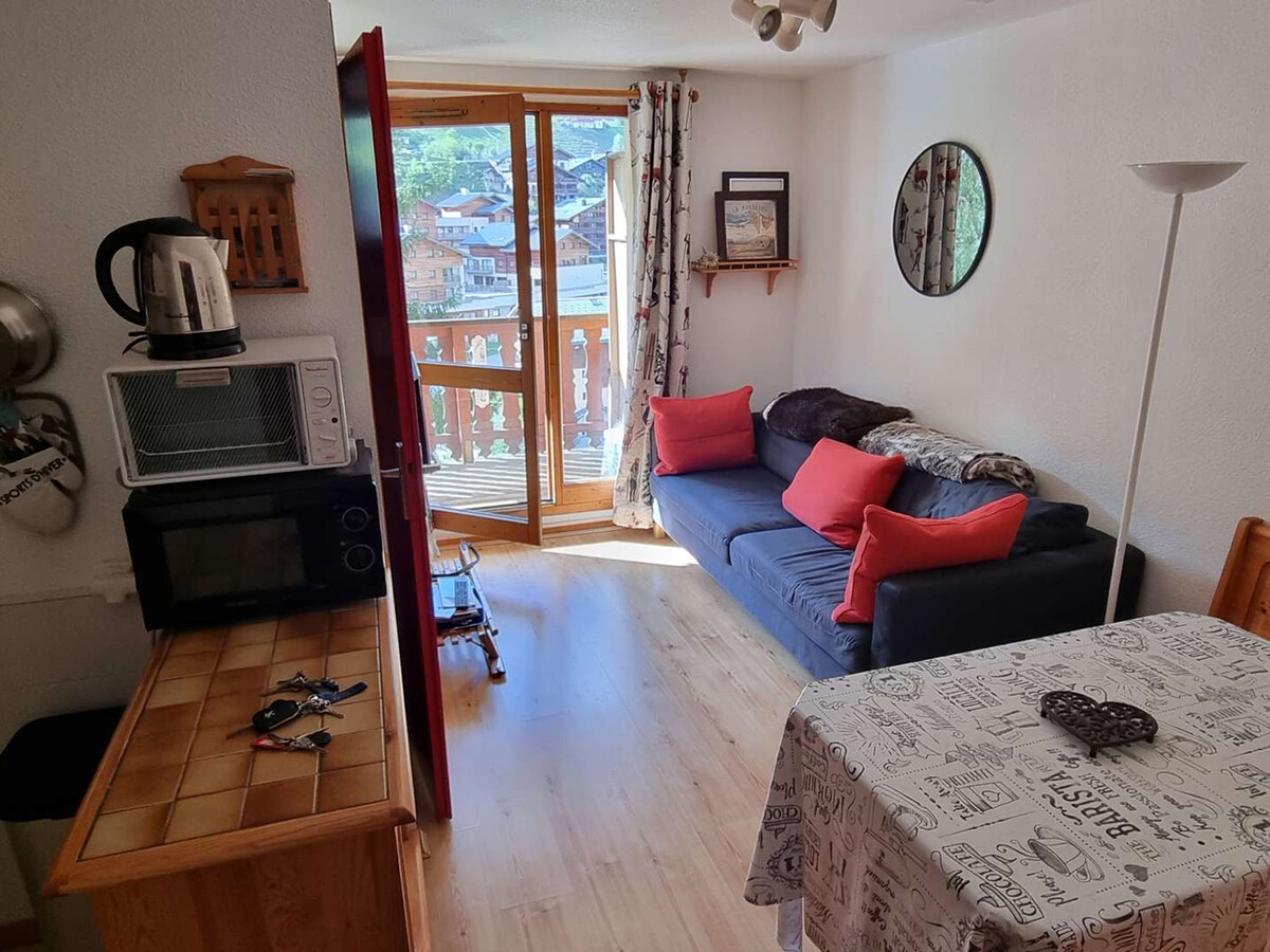 T2 cabine 25m² à 50m des pistes, piscine été - Photo 1