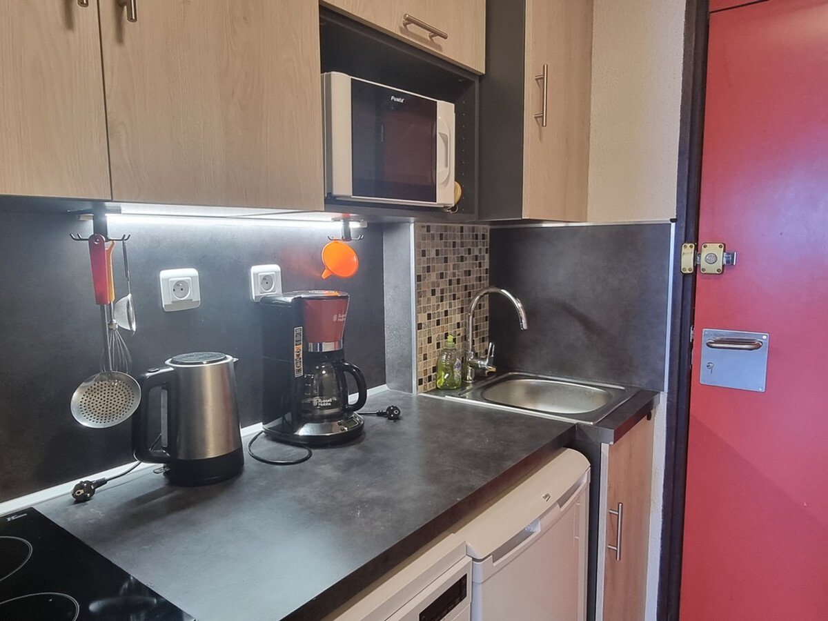 Studio 26m² rénové Vue Mont Blanc à Plagne Aime 2000 - Photo 8