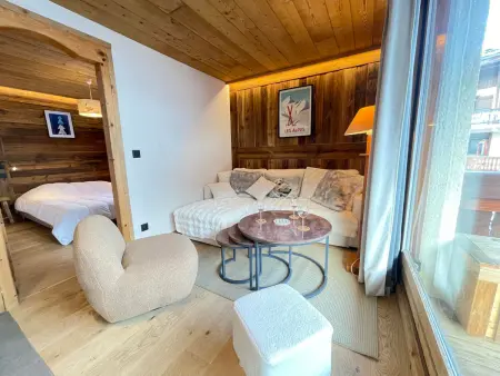 Location appartement à Notre Dame de Bellecombe, Appartement rénové, au pied des pistes avec wifi