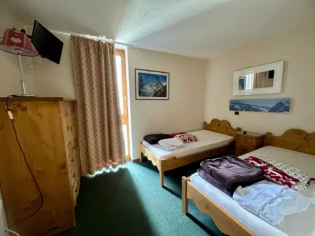 Location appartement à Plagne Bellecôte, Appartement cosy au cœur de Plagne Bellecôte pour 5, balcon