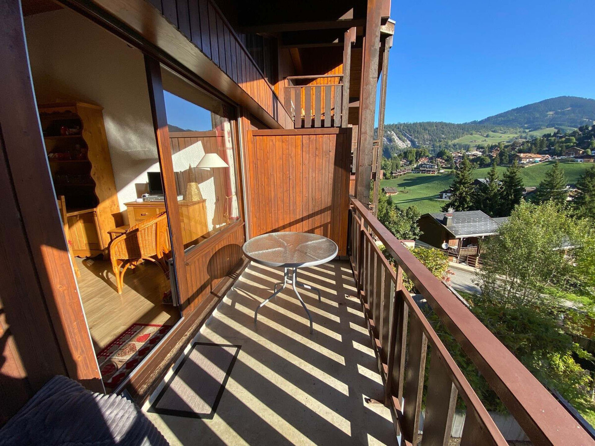 Studio 4 pers. La Clusaz - balcon, parking et skis - Photo 11