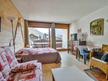 Studio 33 m² centre Morzine, balcon sud, parking couvert : photo 6