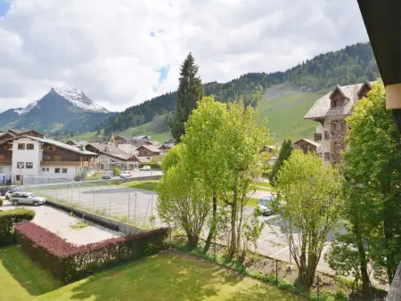 Studio 33 m² centre Morzine, balcon sud, parking couvert : photo 8