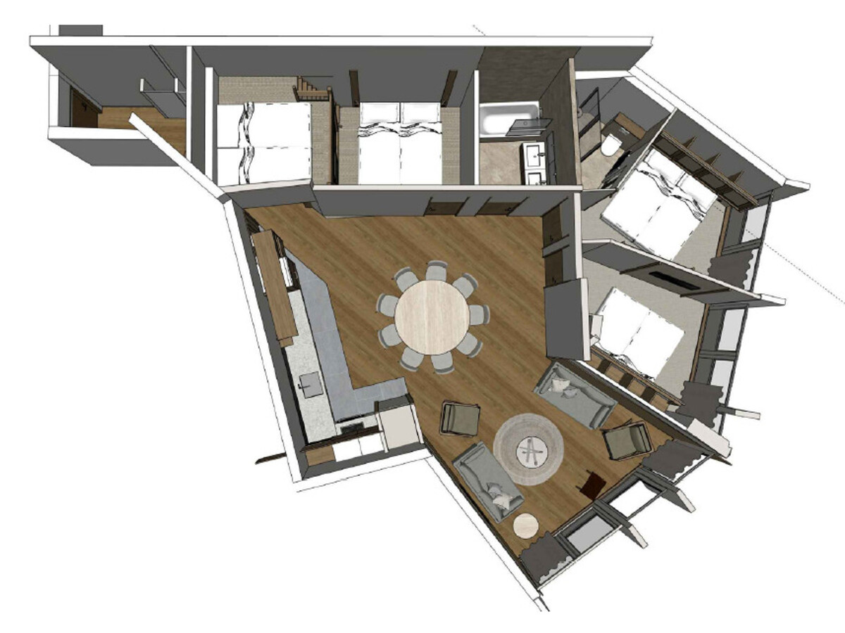 Appartement 8 pers. Tignes - Balcon, accès direct pistes - Photo 4