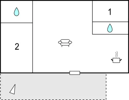 Mobil Home 4 personnes avec accès piscines chauffées : photo 27