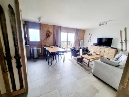 Duplex 8 pers, piscine et parking, vue Beaufortain : photo 6