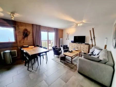 Duplex 8 pers, piscine et parking, vue Beaufortain : photo 7