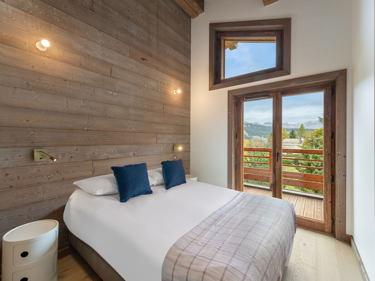 Appartement 83m² Megève avec sauna, hammam et balcon montagne - Photo 9