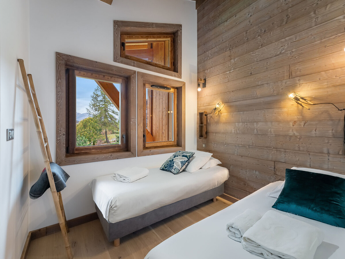 Appartement 83m² Megève avec sauna, hammam et balcon montagne - Photo 11