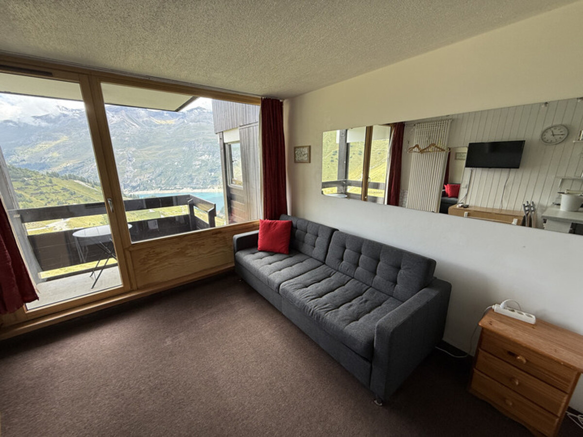 Studio 21m² vue lac, balcon, 4 personnes à Tignes - Photo 1