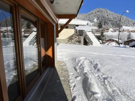 Appartement 4 pers au pied des pistes, terrasse sud : photo 4