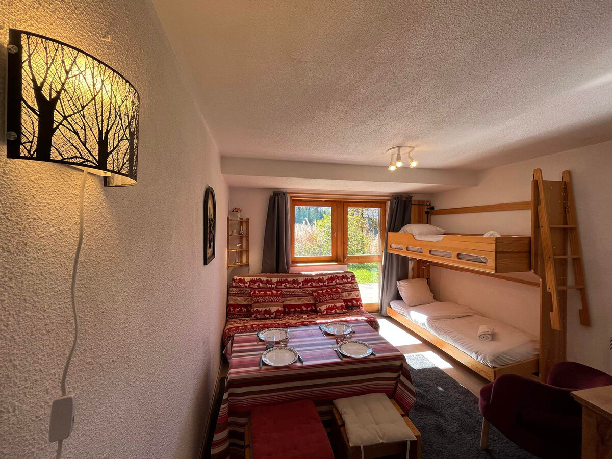 Studio 20 m² Méribel : ski aux pieds, terrasse, parking - Photo 1