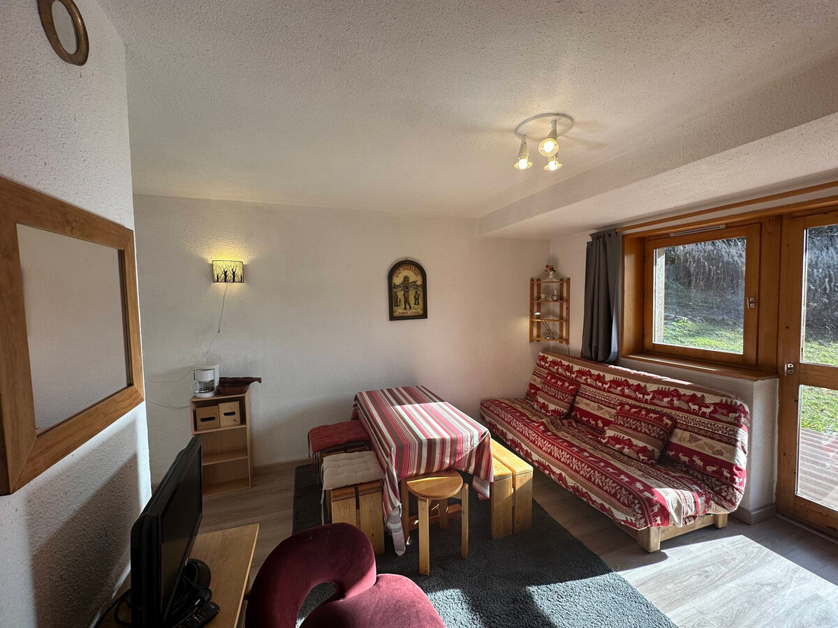 Studio 20 m² Méribel : ski aux pieds, terrasse, parking - Photo 5