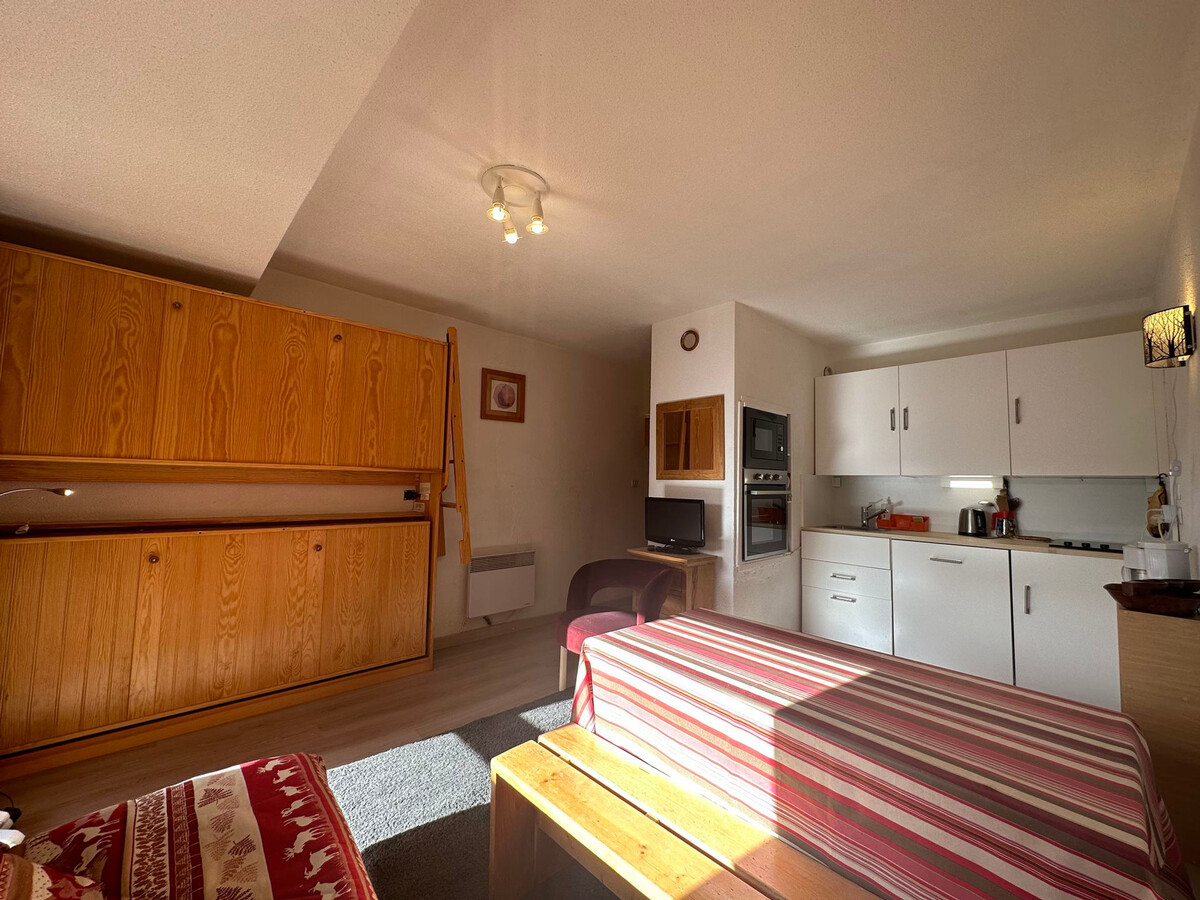 Studio 20 m² Méribel : ski aux pieds, terrasse, parking - Photo 8