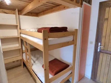 Studio 23m² vue pistes du Chinaillon, balcon sud-est : photo 7