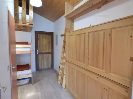 Studio 23m² vue pistes du Chinaillon, balcon sud-est : photo 8