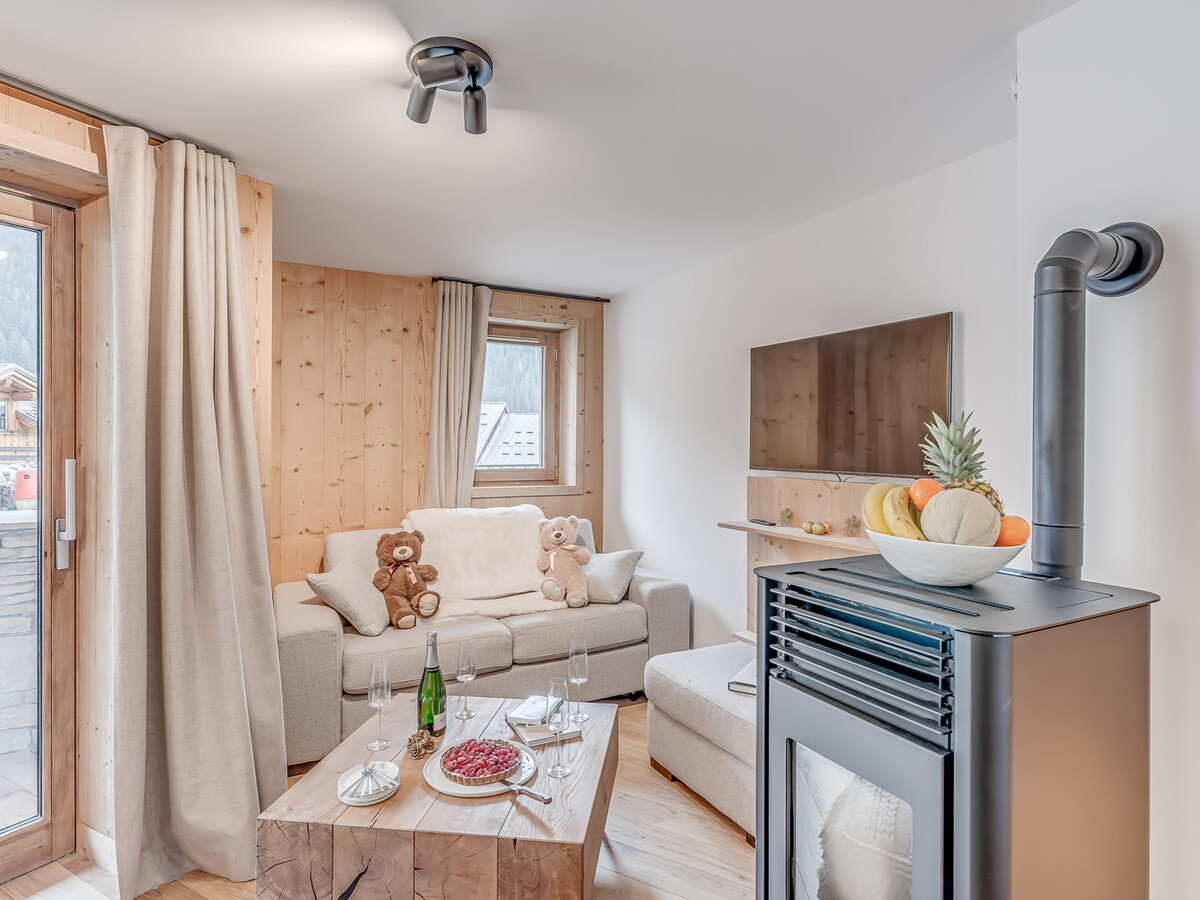 Grand Bouquetin : appartement 6 pers, terrasse Est à Champagny - Photo 3