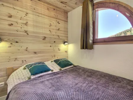 Duplex 6 pers rénové, balcon sud-est, La Plagne 1800 : photo 8