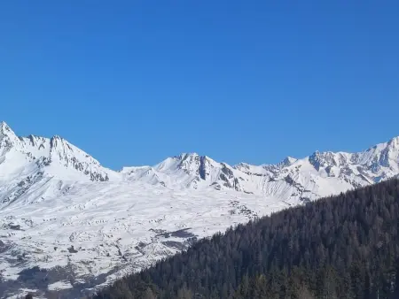 Duplex 6 pers rénové, balcon sud-est, La Plagne 1800 : photo 13