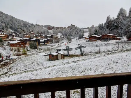 Duplex 6 pers rénové, balcon sud-est, La Plagne 1800 : photo 15