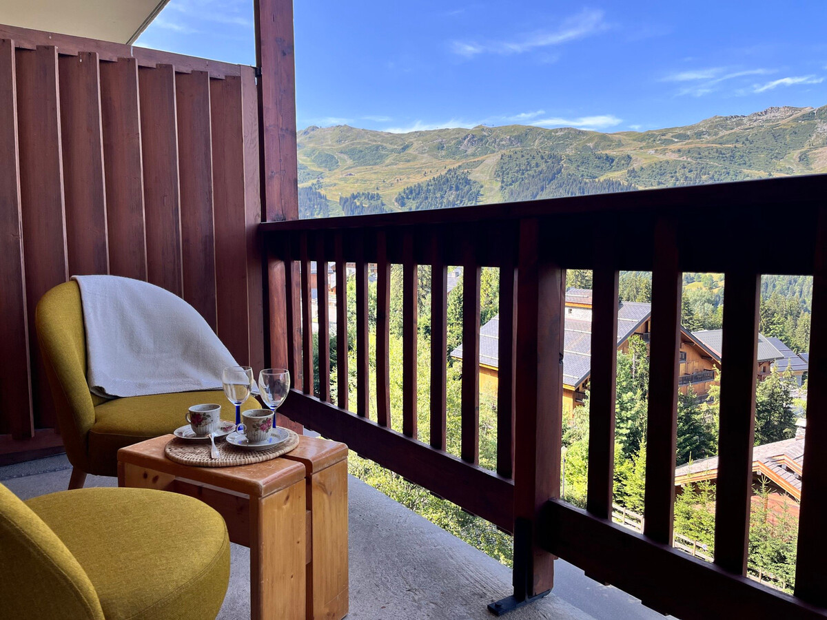 Appartement 35m² balcon vue crêtes, 150m des pistes - Photo 11