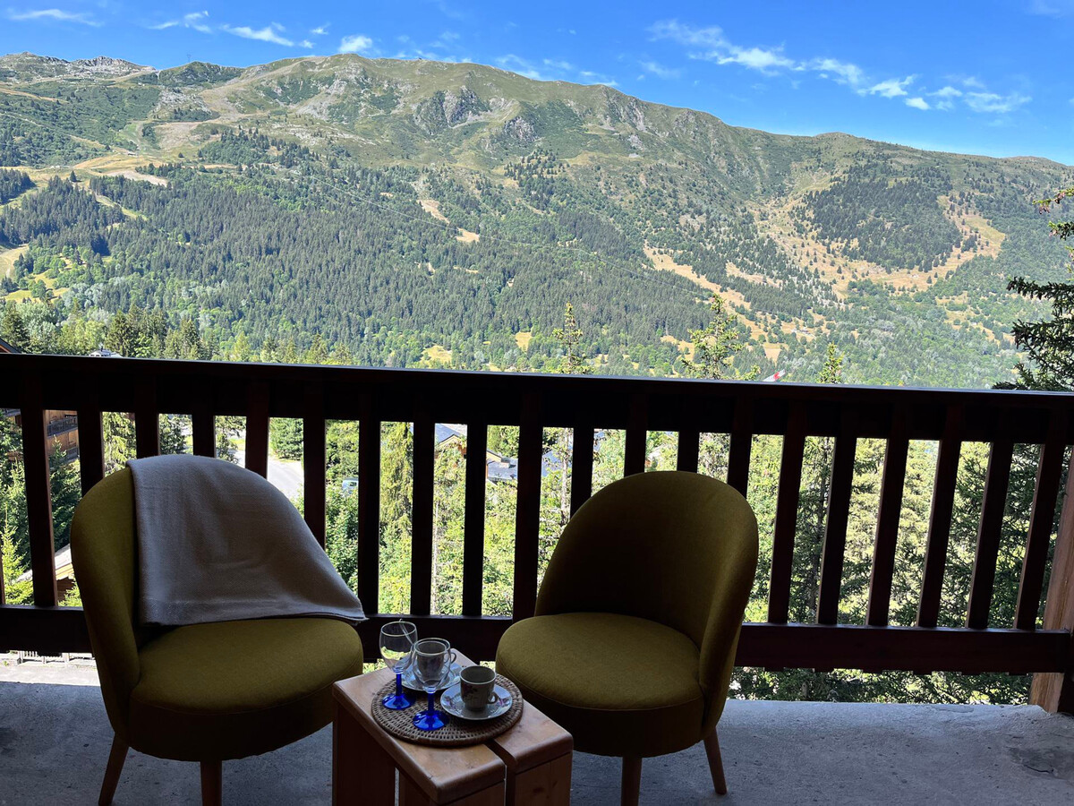 Appartement 35m² balcon vue crêtes, 150m des pistes - Photo 12