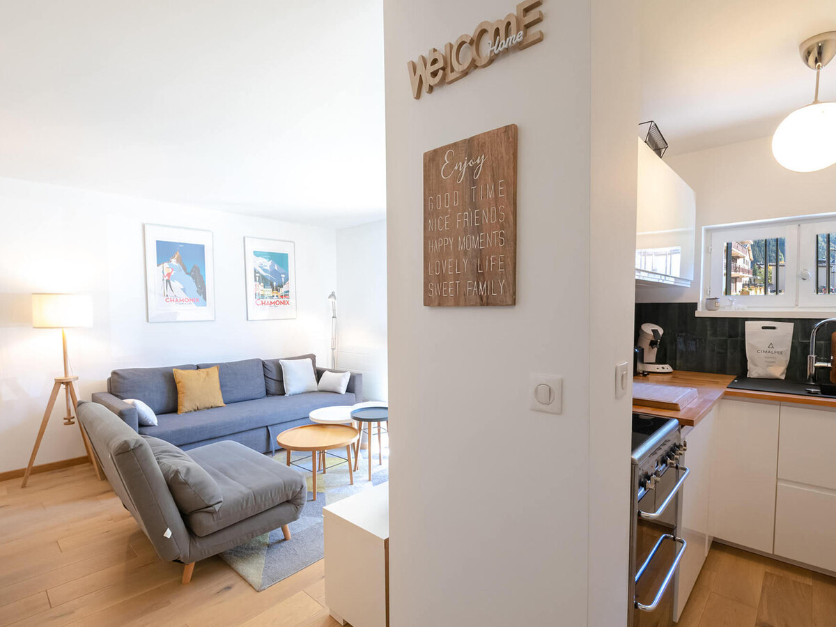 Appartement 40m² Chamonix, terrasse vue Mont-Blanc - Photo 8