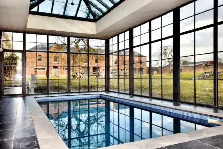 Chateau-ferme Delhaise, Séjour élégant avec sauna - Photo 5