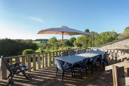 Gîte La Belle Vue – 10 pers., Ardennes avec animaux