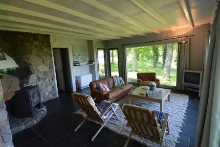 Chalet panoramique Humain, 6 personnes, vue vallée