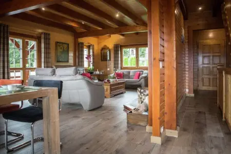 Chalet du Soleil à Septon : 8 personnes, sauna et terrasse : photo 7