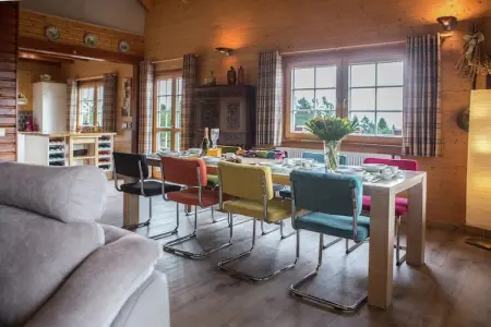 Chalet du Soleil à Septon : 8 personnes, sauna et terrasse : photo 9