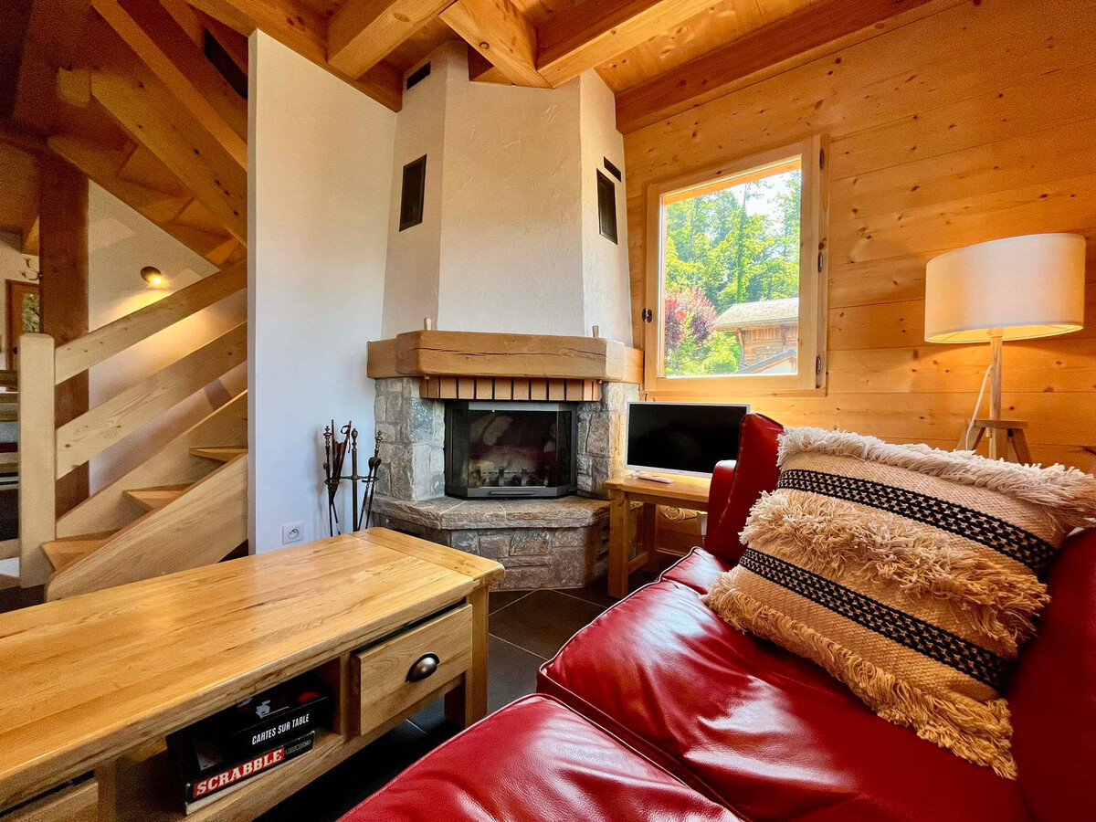 Demi-chalet 6 pers à Samoëns, cheminée, balcon sud et garage - Photo 1