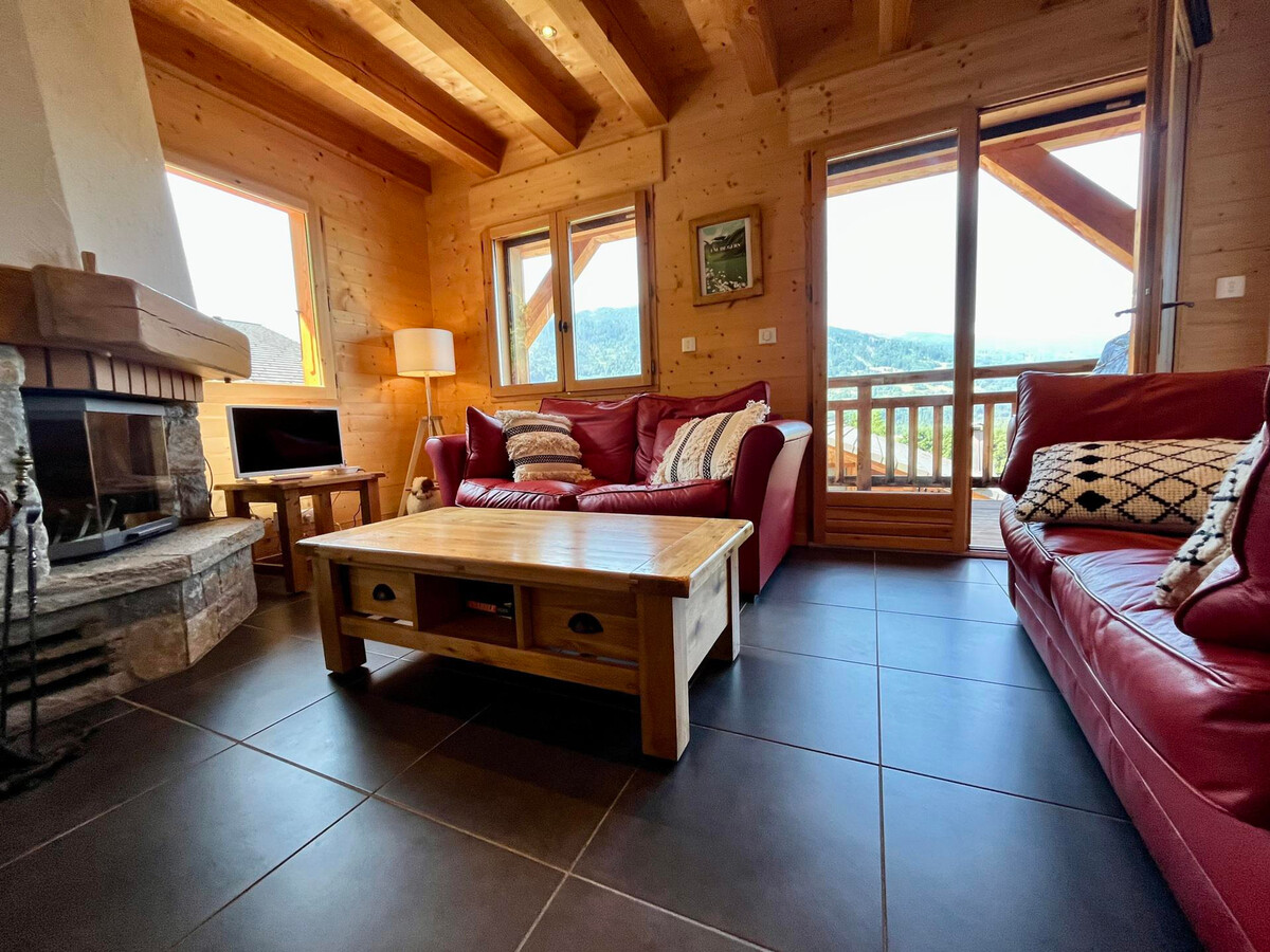 Demi-chalet 6 pers à Samoëns, cheminée, balcon sud et garage - Photo 5