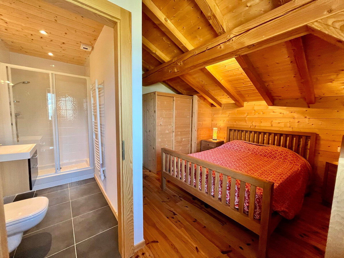 Demi-chalet 6 pers à Samoëns, cheminée, balcon sud et garage - Photo 13
