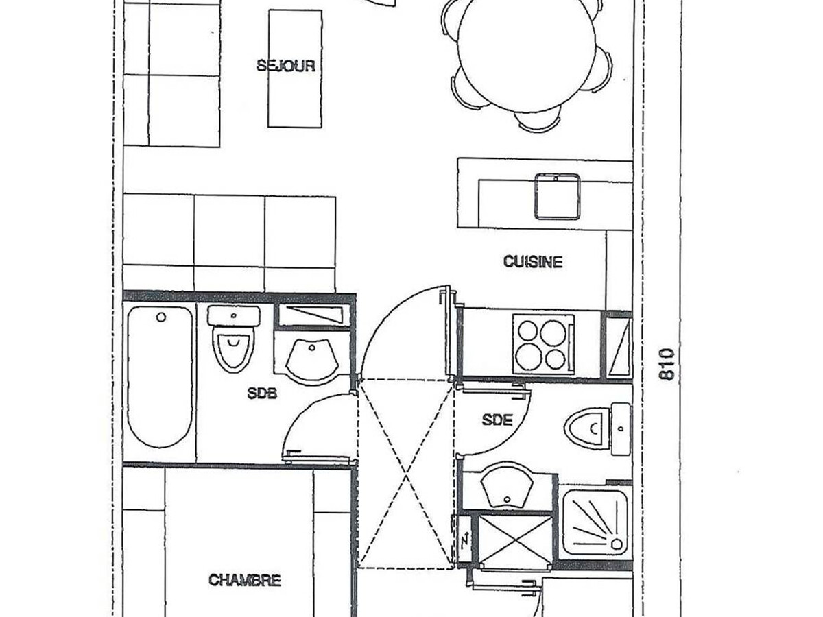 Appartement 3 pièces balcon Sud - 6 personnes, Valmorel - Photo 10