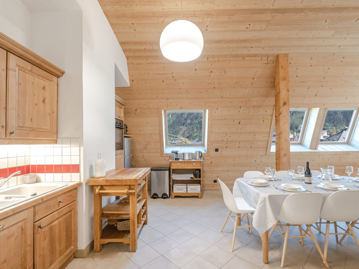 Appartement 8 pers. centre Chamonix, vue Mont-Blanc - Photo 2