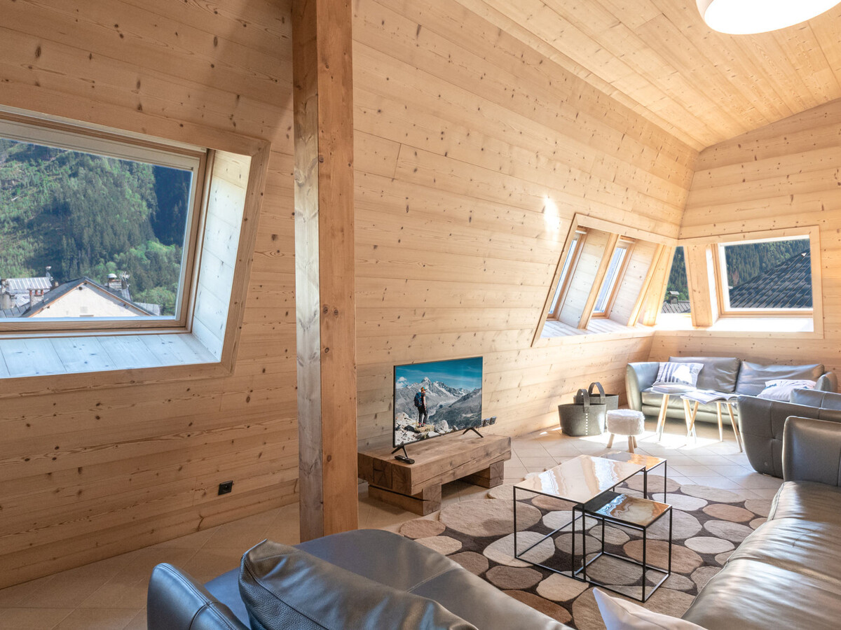 Appartement 8 pers. centre Chamonix, vue Mont-Blanc - Photo 10