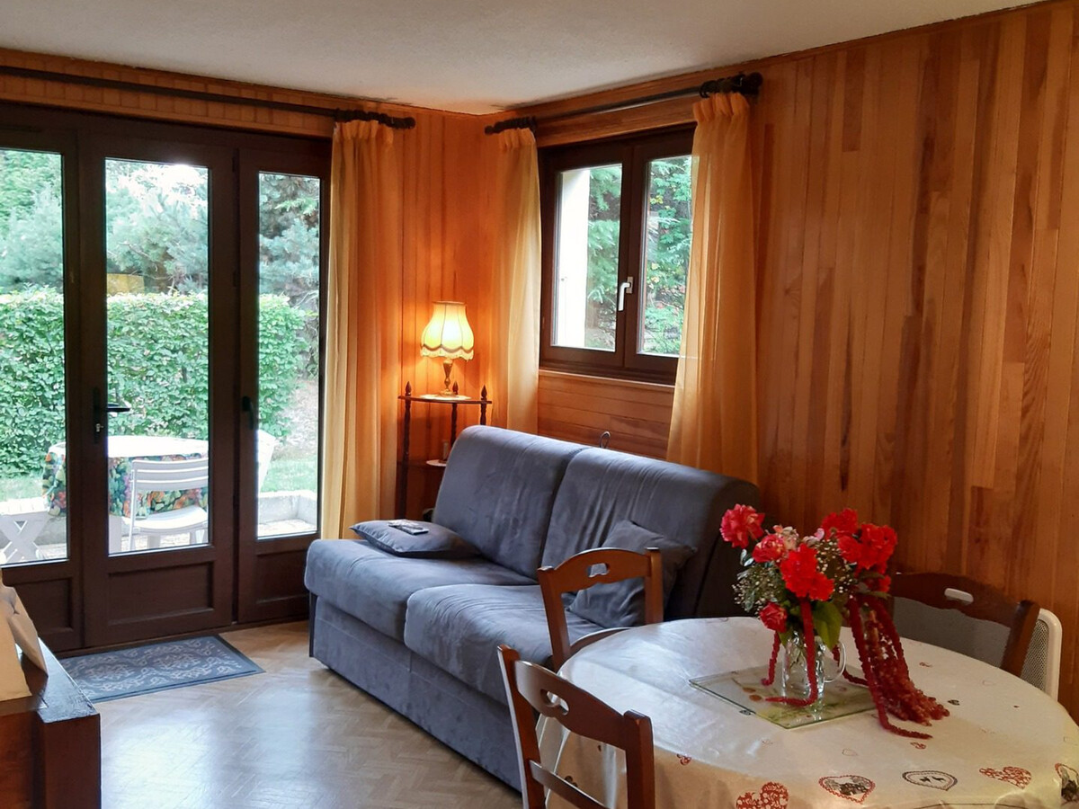 T2 rez-de-jardin Chamonix, vue Mont-Blanc et parking - Photo 3