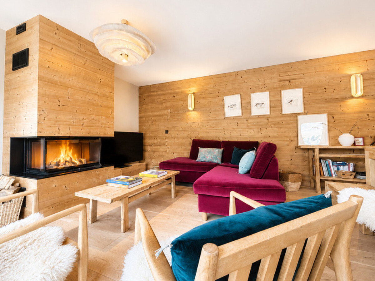 Appartement 4P 8 pers, cheminée et vue vallée à Saint-Martin-de-Belleville - Photo 2