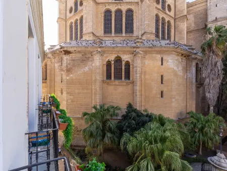 Appart 3 ch. face cathédrale, 4 balcons, centre Málaga : photo 25