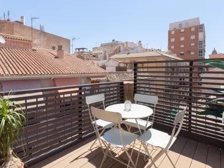 Penthouse centre historique Málaga, terrasse vue cathédrale : photo 8