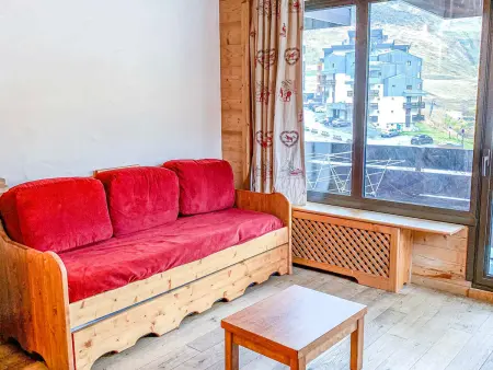 Studio rénové aux pieds des pistes à Tignes, balcon Sud : photo 7