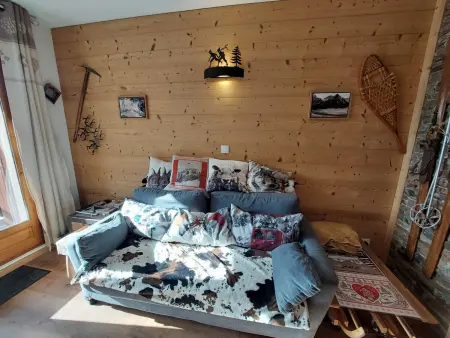 Location appartement à Les Deux Alpes, Charmant T3 avec vue, proche pistes, animaux admis, parking couvert