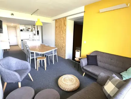 Location appartement à Les Arcs 2000, Appartement rénové 3 pièces avec balcon et WIFI