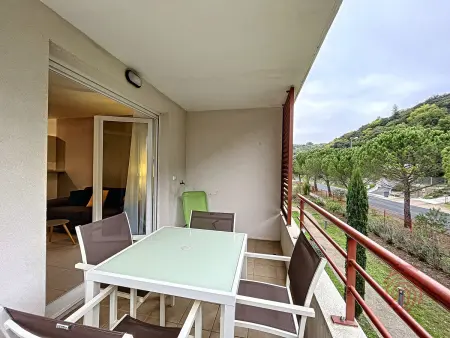 F2 climatisé terrasse EST, 500m centre et thermes : photo 14
