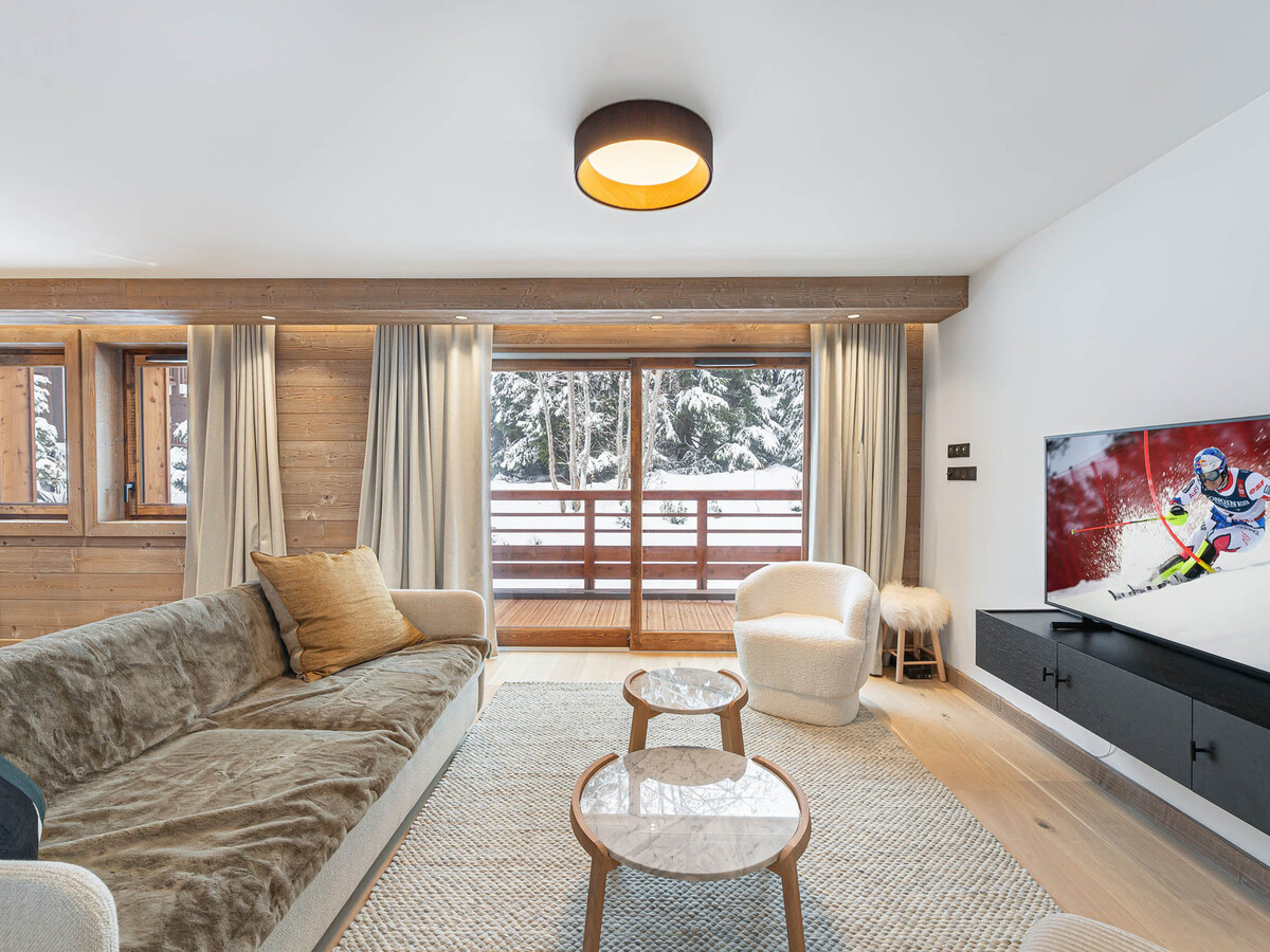 Appartement 3 pièces avec terrasse alpine à Megève - Photo 1
