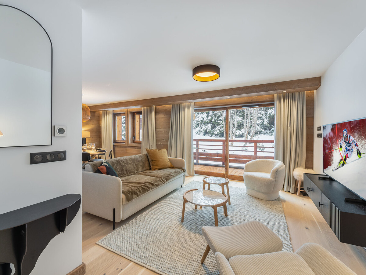 Appartement 3 pièces avec terrasse alpine à Megève - Photo 2
